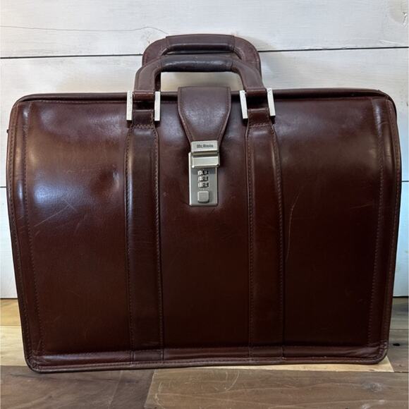 McKlein Other - Vintage McKlein Leather Briefcase Travel Bag Brown 18x13x7 Some Scratches